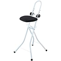 Wenko Bügel- und Stehhilfe - höhenverstellbar- gepolstert- 47 x 91-5 x 45 cm- weiß